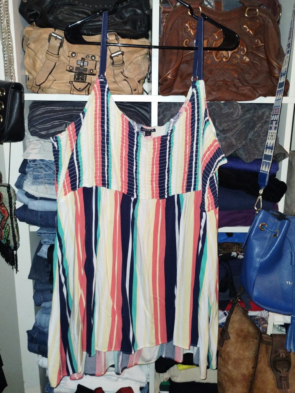 Torrid 5X Smocked Cami Blouse
